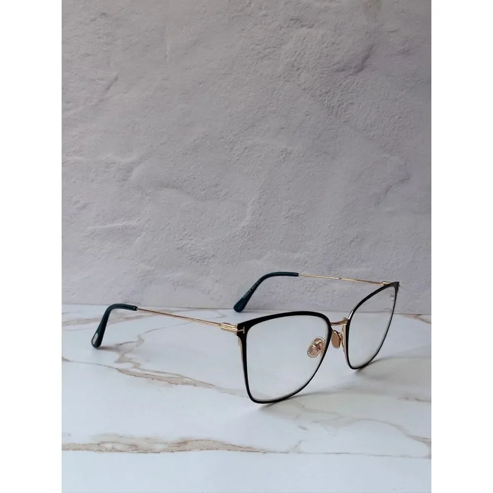 NEW Tom Ford FT5839-B Cat Eye Bluelight Frames in Green